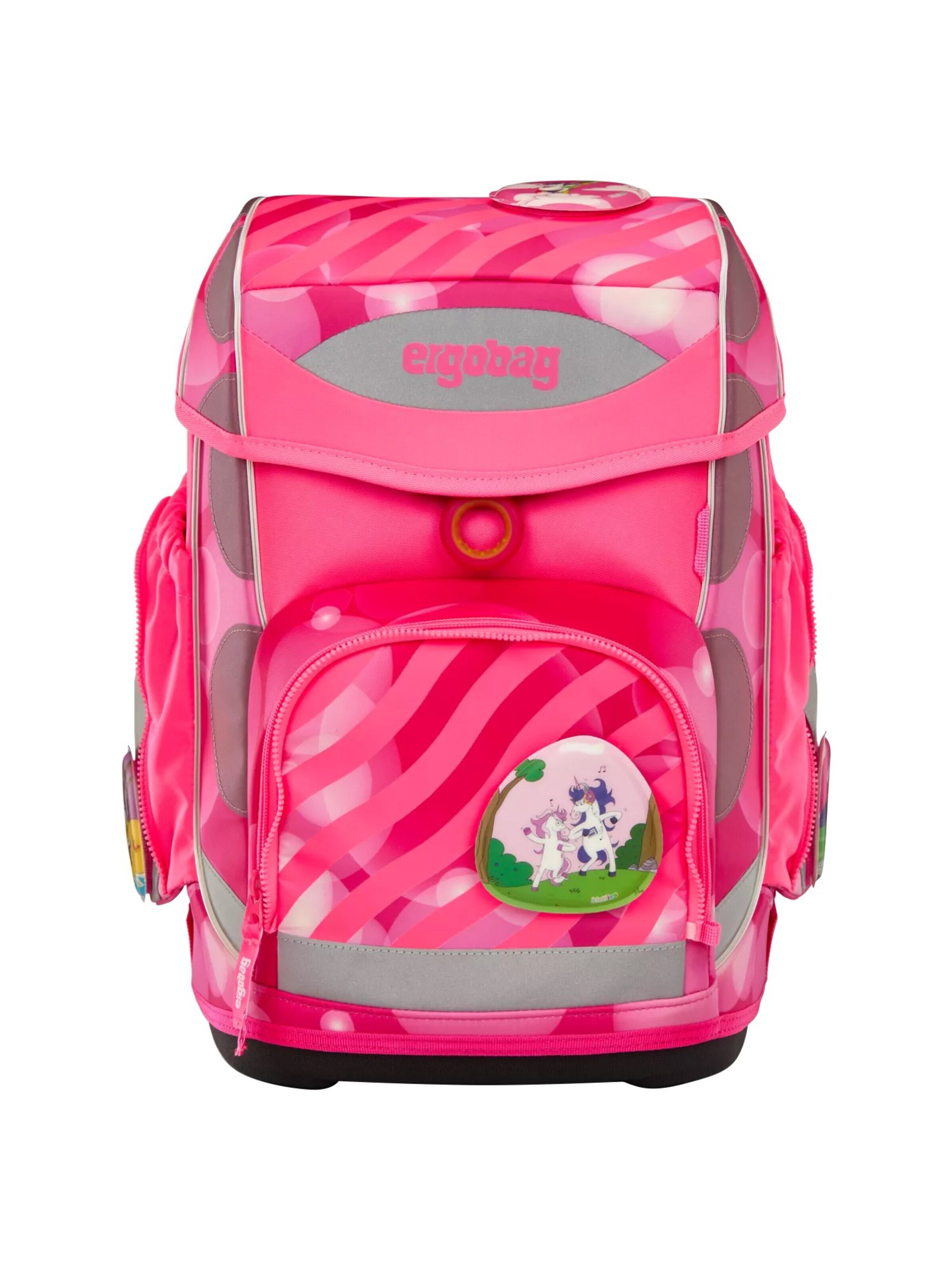 ergobag Backpack 'Schulranzen-Set cubo Set' in Purple