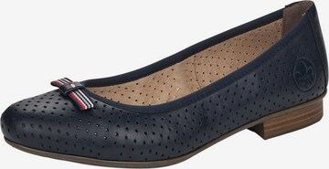 Rieker Ballet Flats in Blue: front