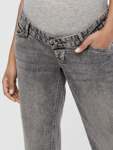 Loosefit Jeans 'Town' de la MAMALICIOUS pe gri