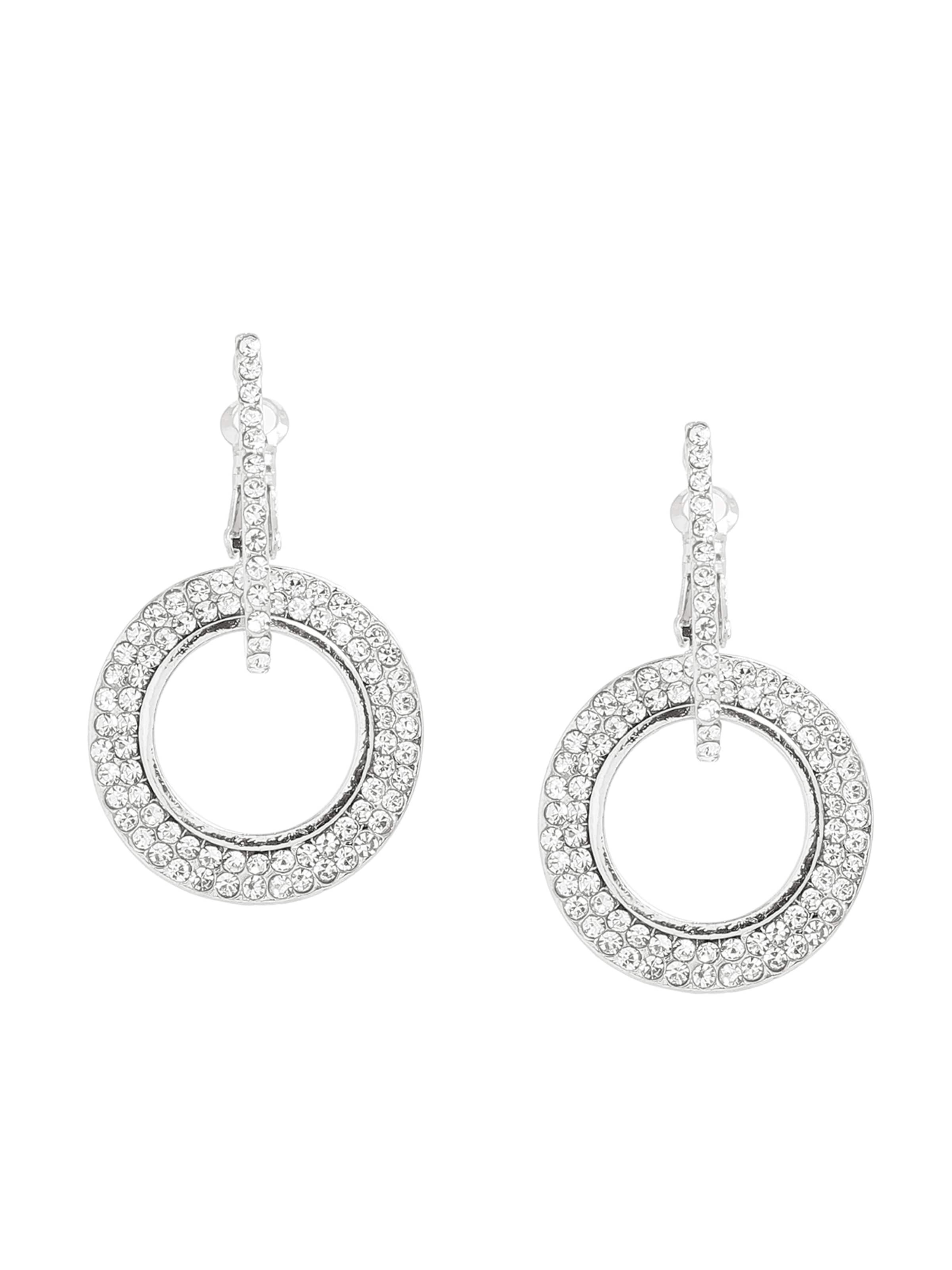 SOHI Kolczyki w kolorze srebrny: przód