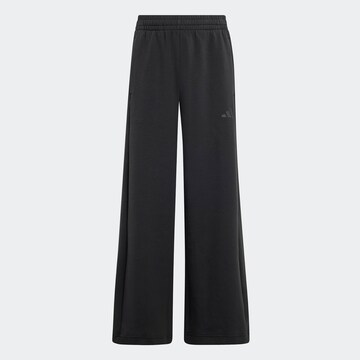 ADIDAS SPORTSWEAR Loosefit Sporthose in Schwarz: Vorderseite