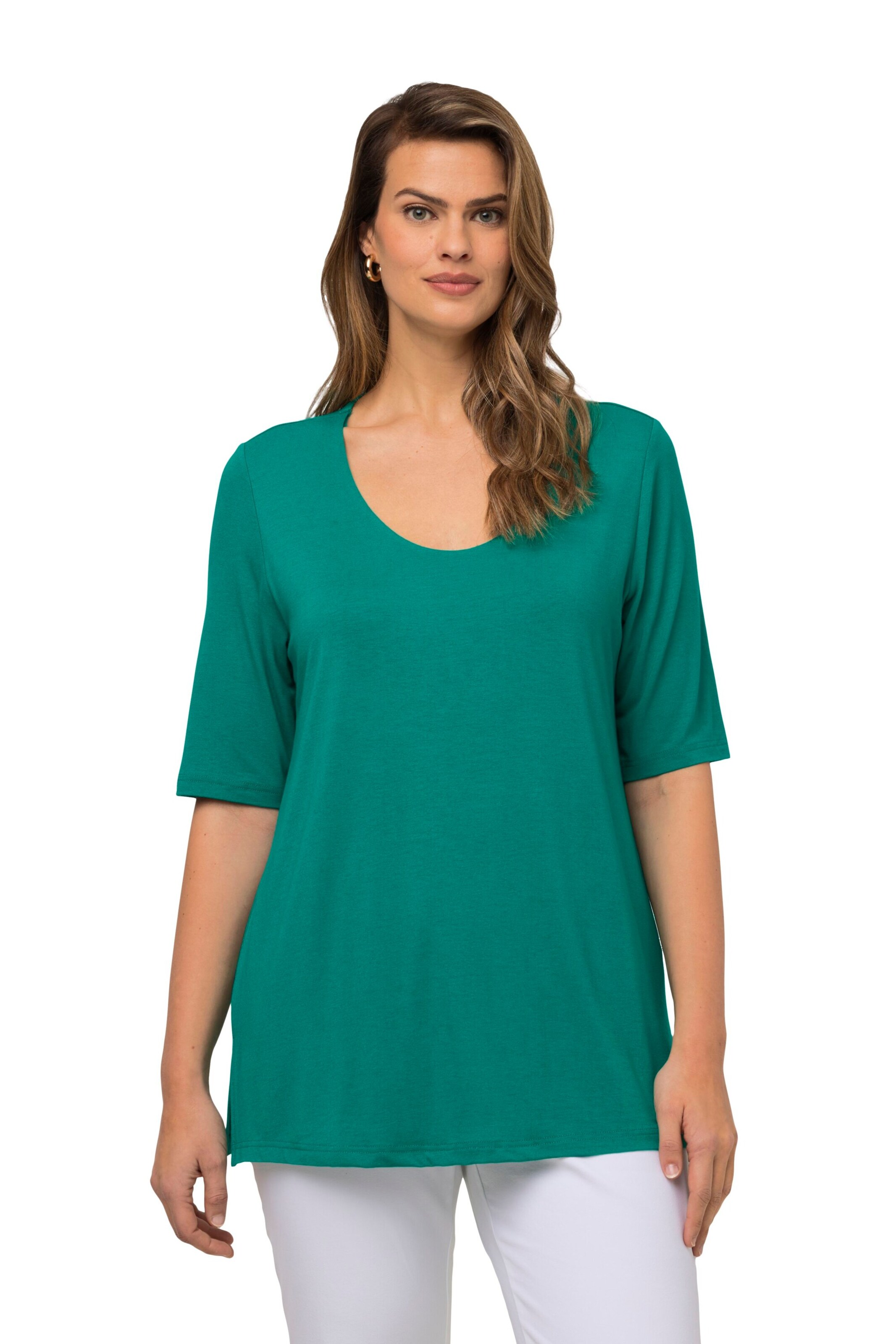 Ulla Popken Shirt in Green: front