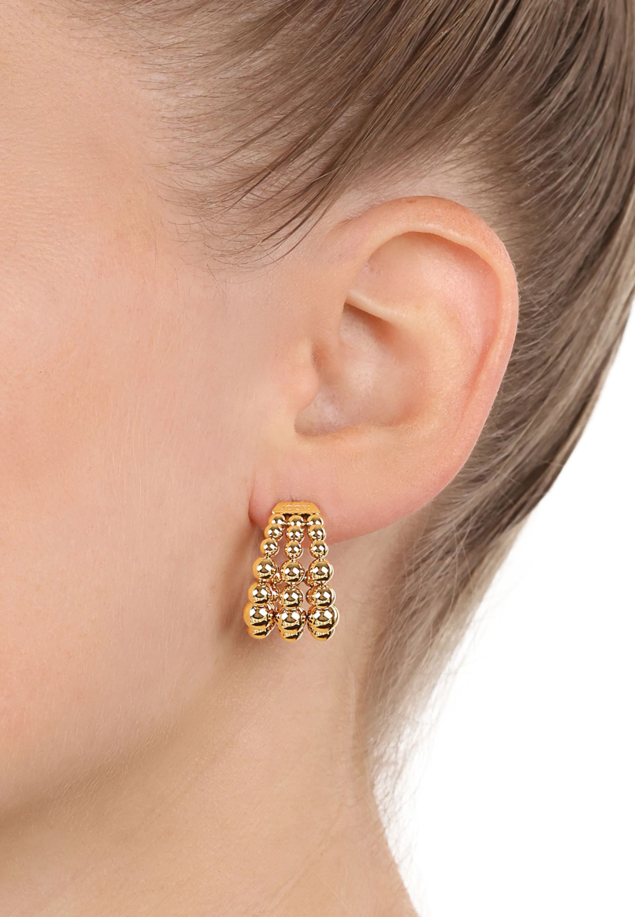 JOOP! Oorbellen 'Creolen' in Goud: voorkant