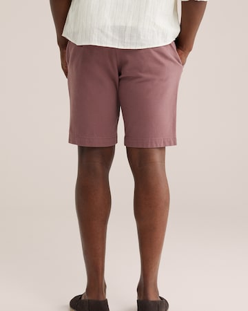 WE Fashion Обычный Брюки-чинос в Ярко-розовый: спереди