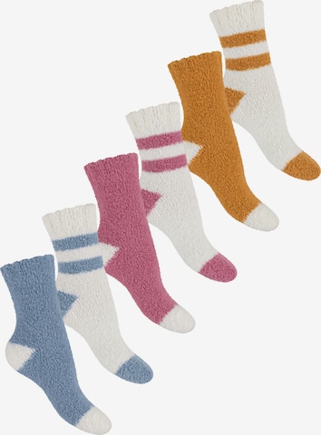 footstar Socken 'EVERYDAY! Cozy' in Weiß: Vorderseite
