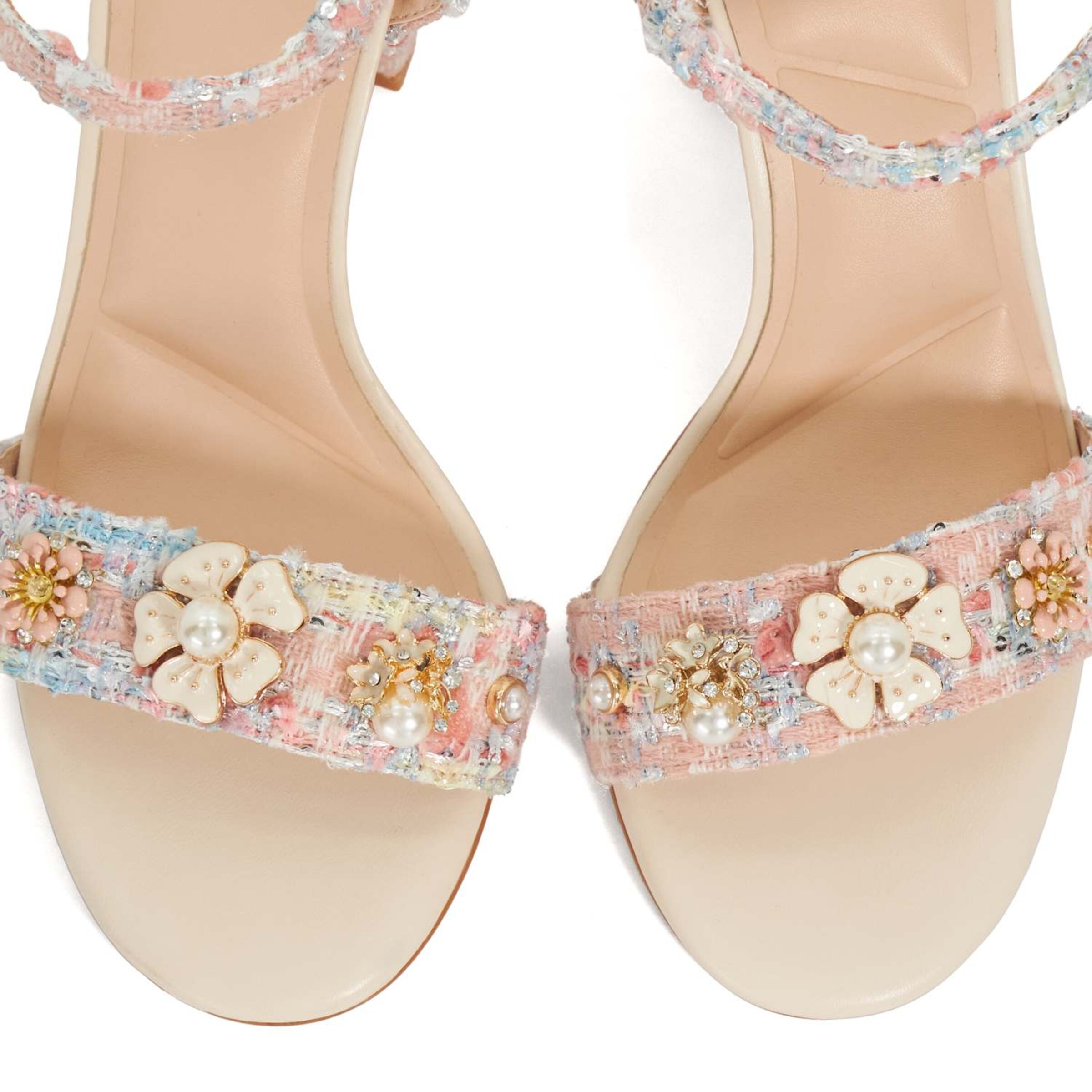 Dune LONDON Riemensandale 'Mention' in Pink