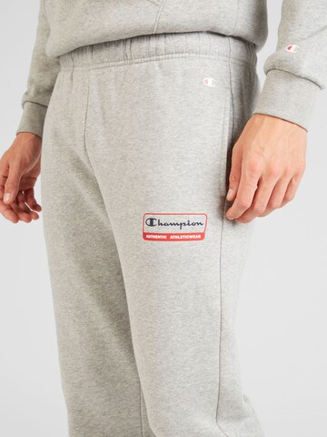 Tapered Pantaloni de la Champion Authentic Athletic Apparel pe gri