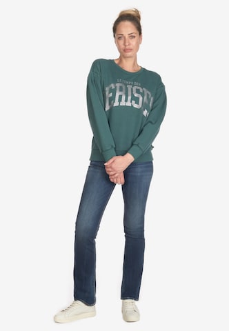 Le Temps Des Cerises Sweatshirt 'MOA' in Green