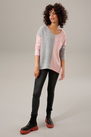 Aniston CASUAL Sweater in Grey