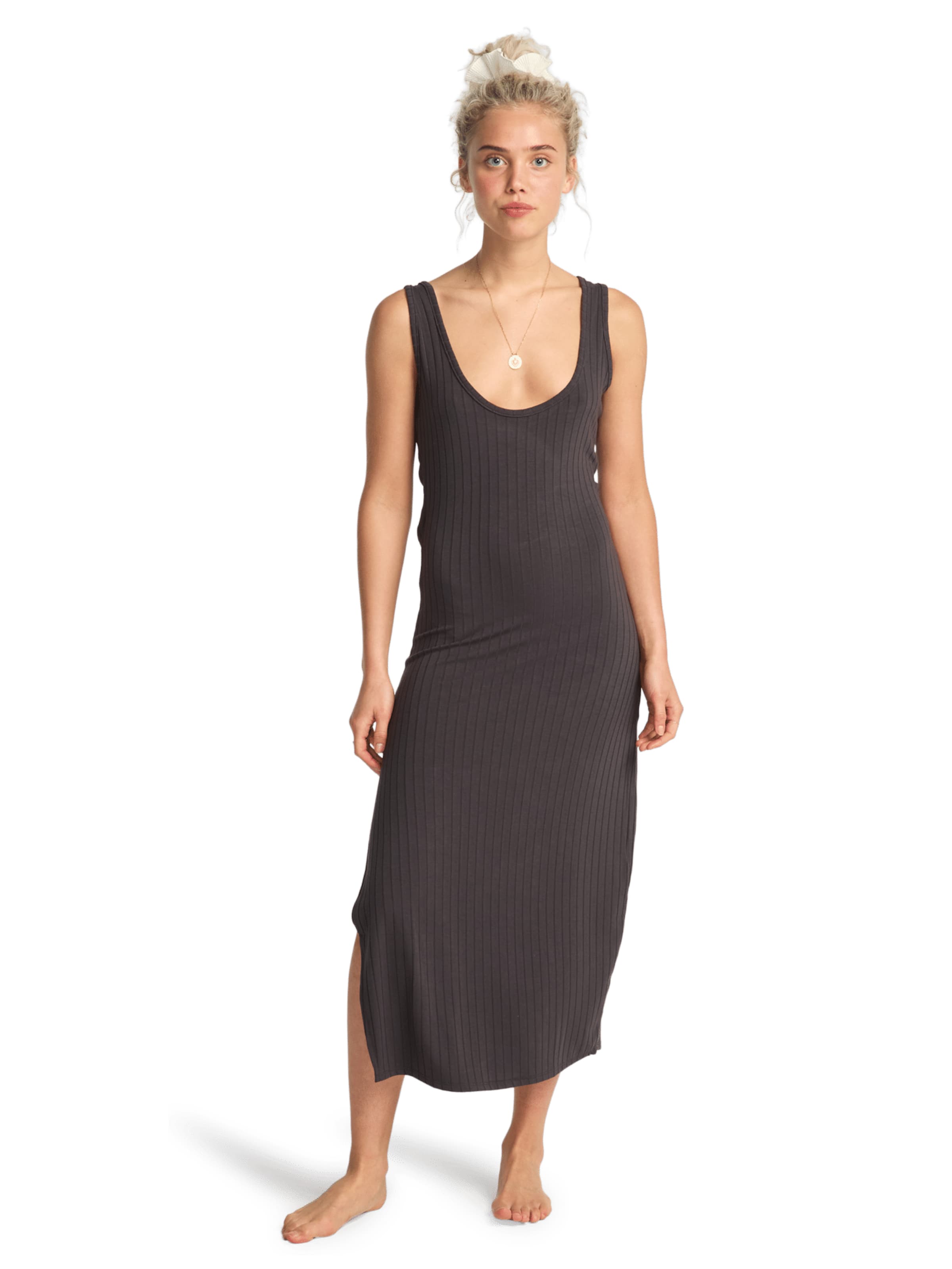 BILLABONG Kleid 'Take A Look' in Grau: Vorderseite