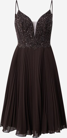 Unique Cocktail dress in Brown: front