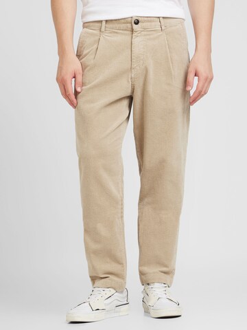 Regular Pantalon à pince 'Shyne' BOSS en beige : devant