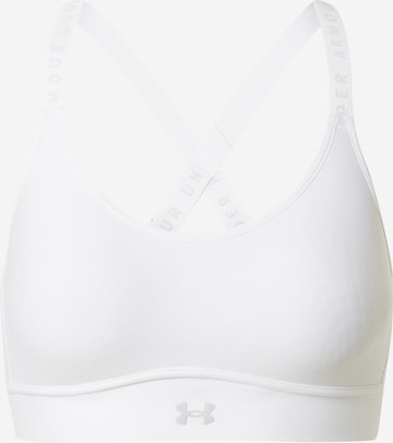 UNDER ARMOUR Sports Bra 'Infinity' in White: front