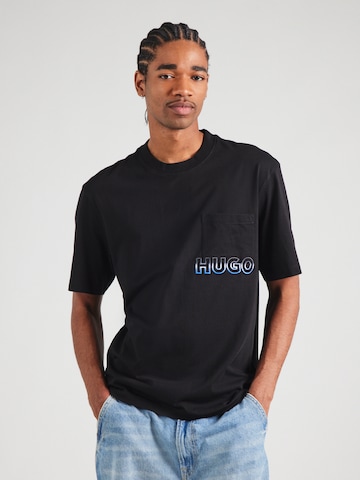 HUGO Bluser & t-shirts 'Nogoste' i sort: forside