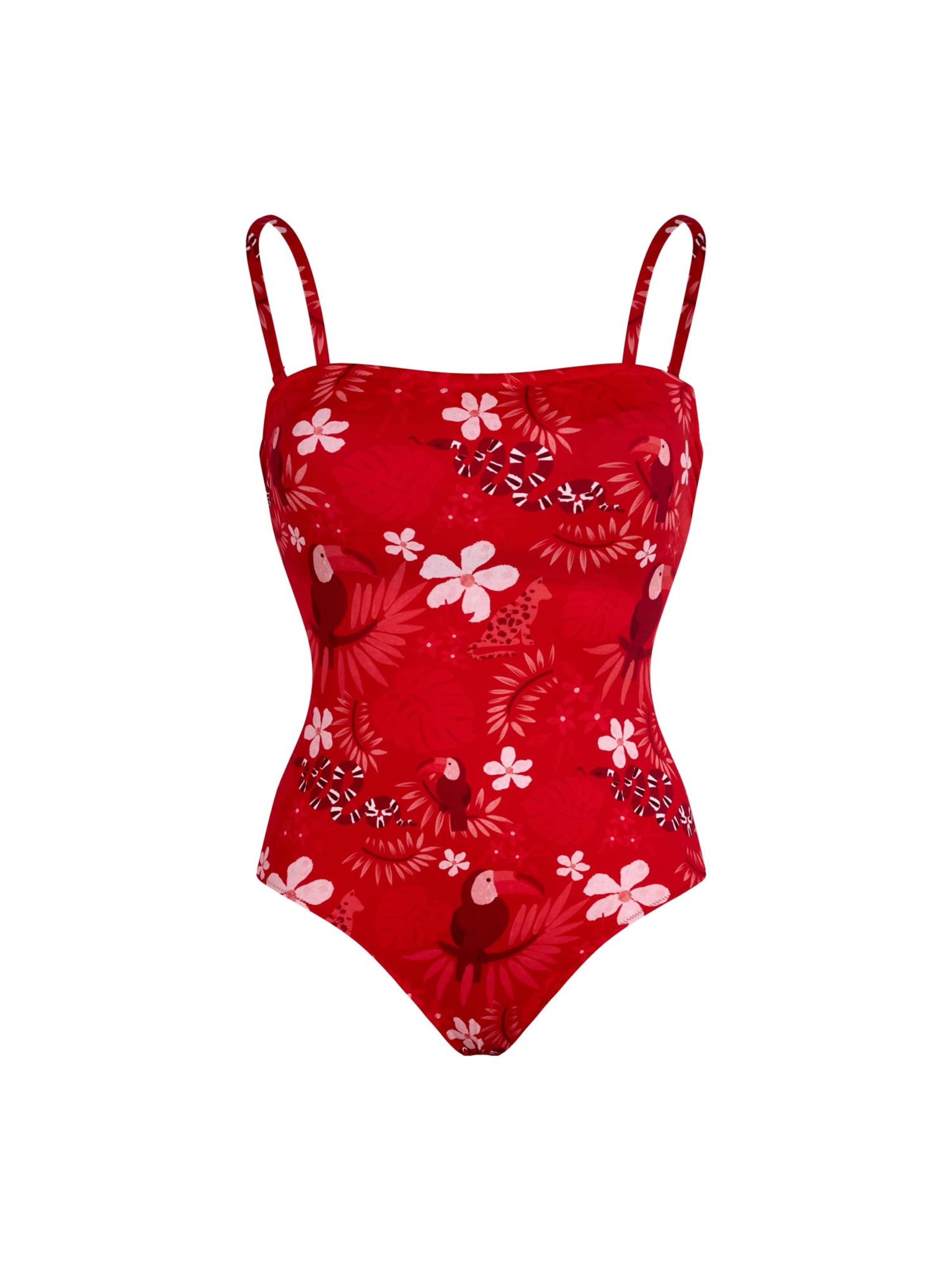 Pantaloncini da bagno di Vilebrequin in rosso: frontale