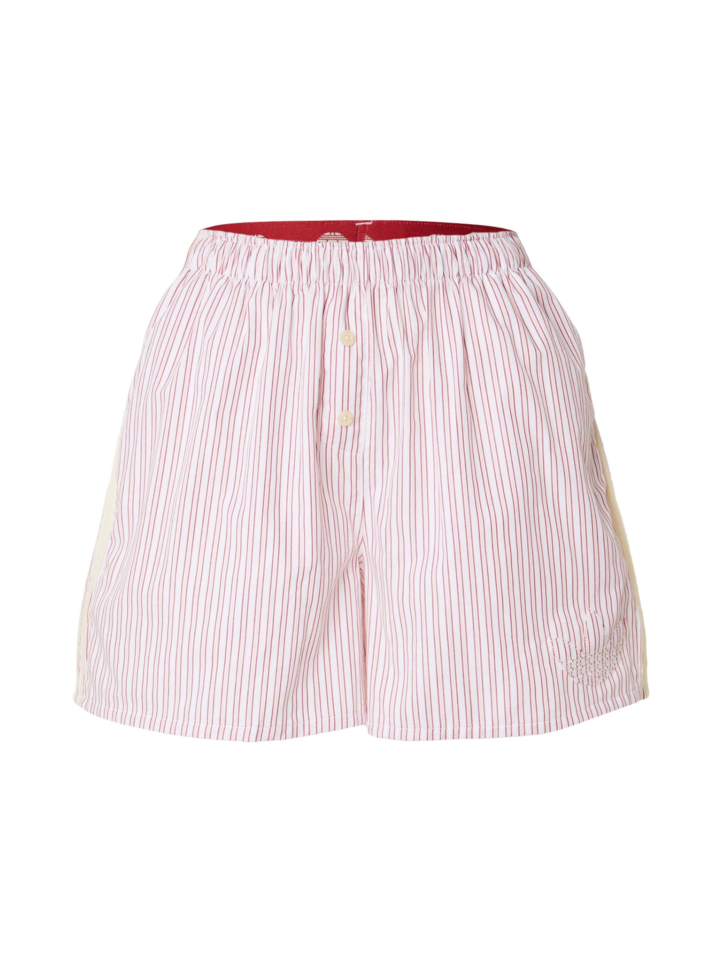 ADIDAS ORIGINALS Loosefit Byxa i vit: framsida