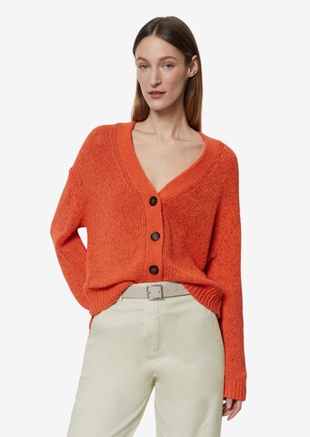 Marc O'Polo Knit Cardigan in Orange: front