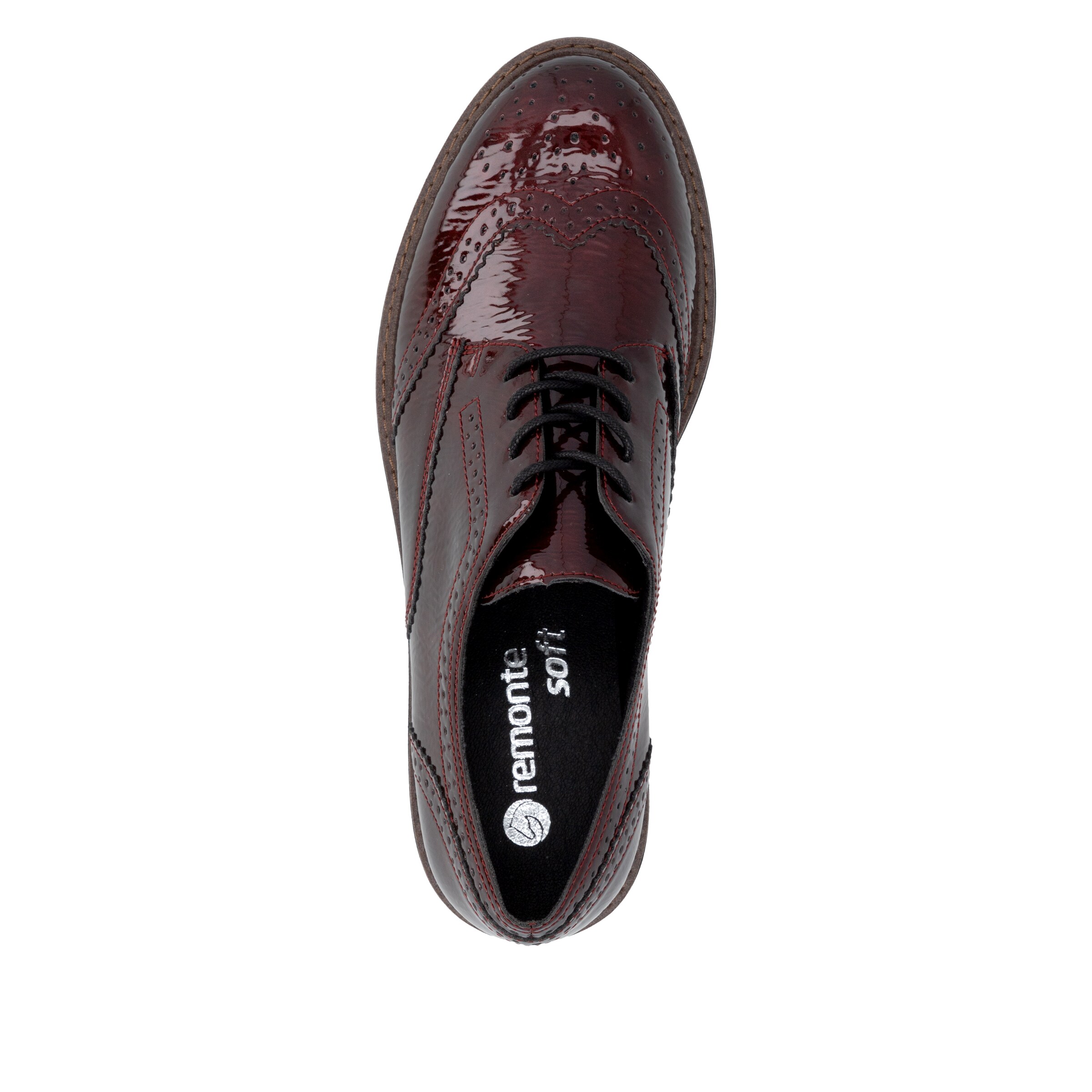 Chaussure à lacets REMONTE en rouge