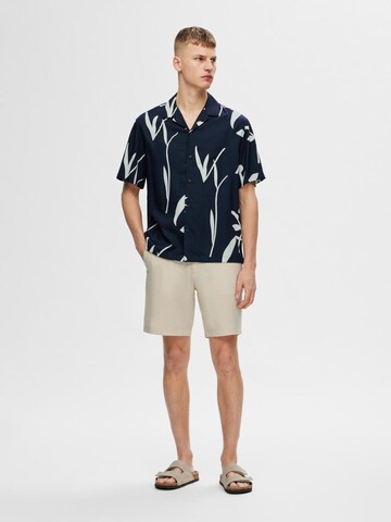 SELECTED Comfort fit Overhemd 'Rajesh' in Blauw