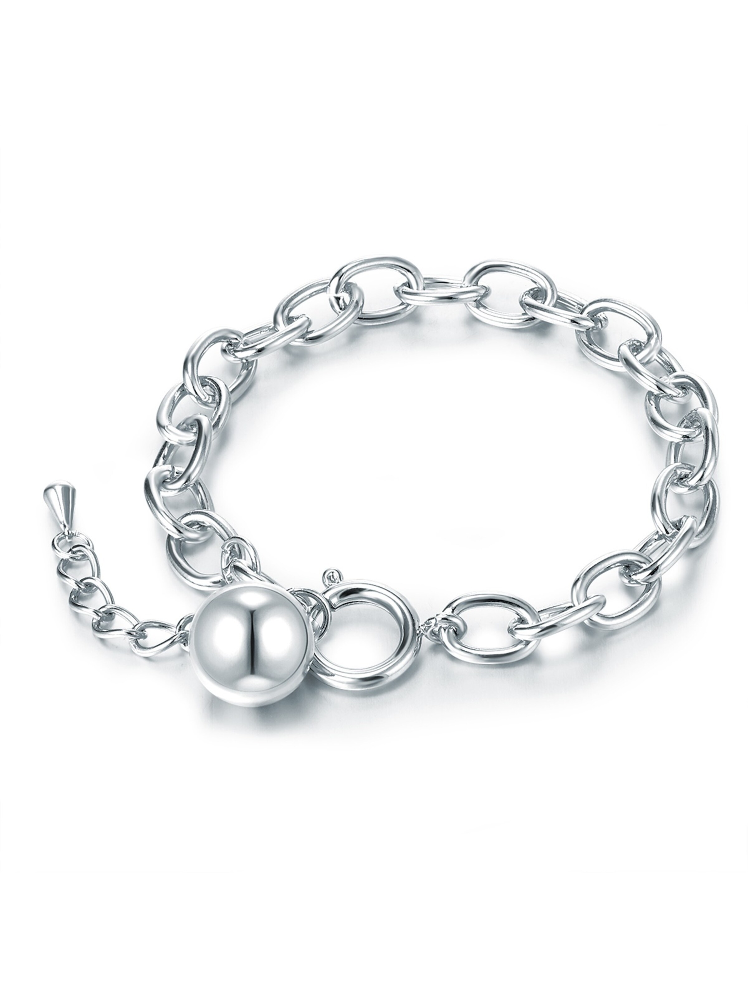 Lulu & Jane Bracelet in Silver: front