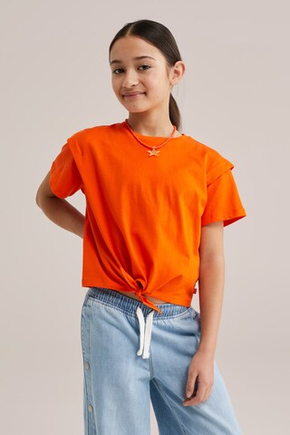 WE Fashion Shirt in Orange: front