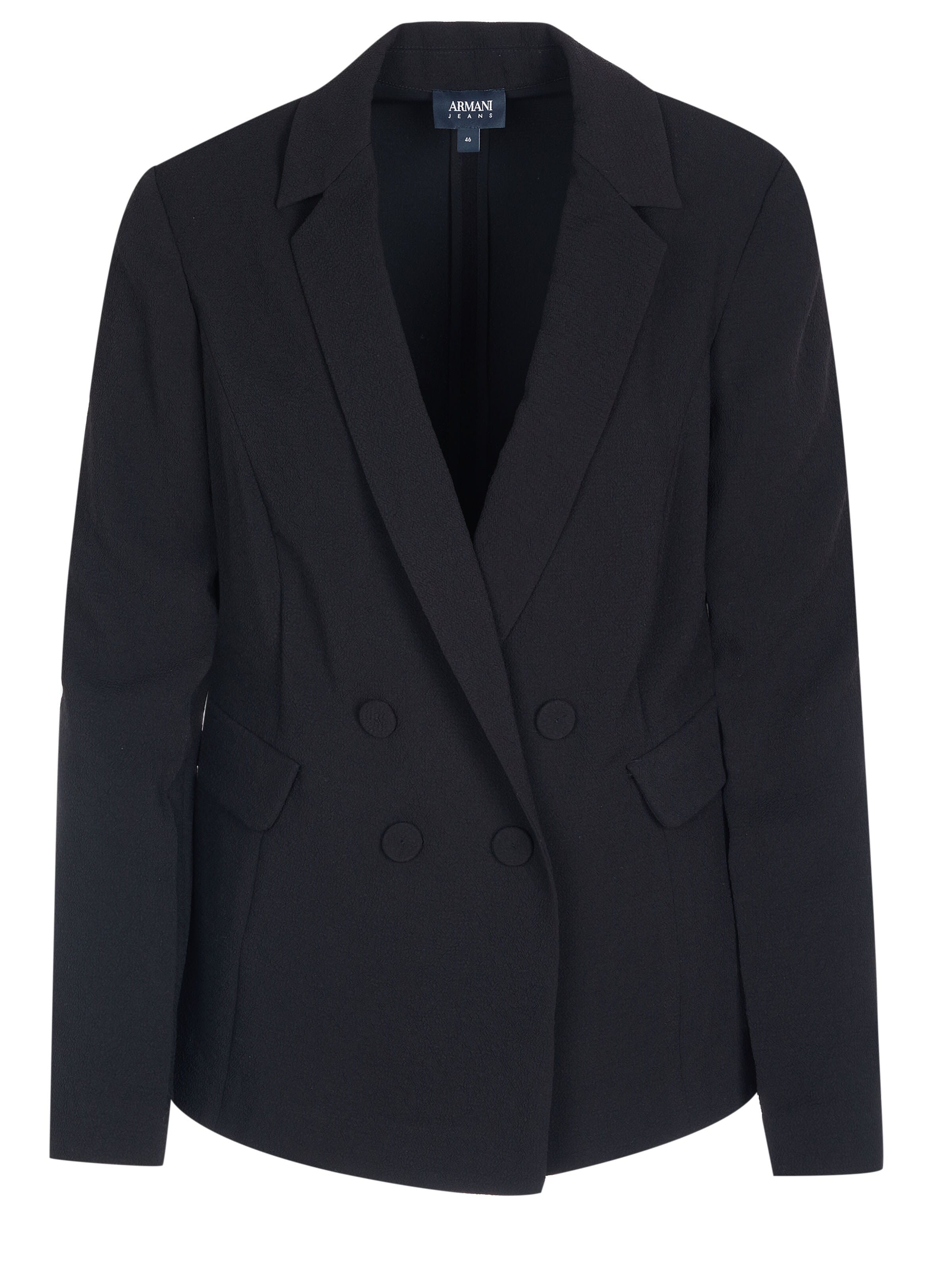 ARMANISako 'Armani Jeans Blazer schwarz' - crna boja: prednji dio
