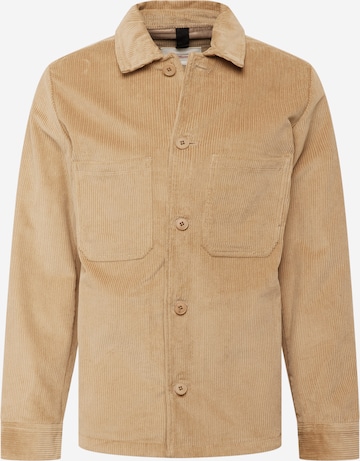 Coupe regular Veste mi-saison s.Oliver en beige : devant