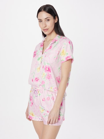 Lauren Ralph Lauren Pyjama in Roze: voorkant