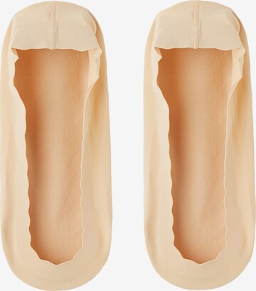CALZEDONIA Ankle Socks in Beige: front