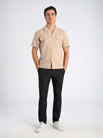 Lindbergh Regular fit Overhemd in Beige
