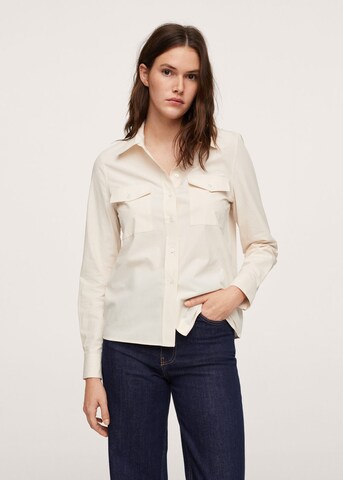 MANGO Blouse 'Paris' in Wit