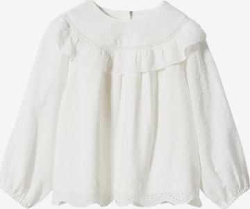 MANGO KIDS Blouse 'Diana' in Wit: voorkant