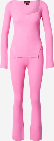 Misspap Loungewear in Pink: front