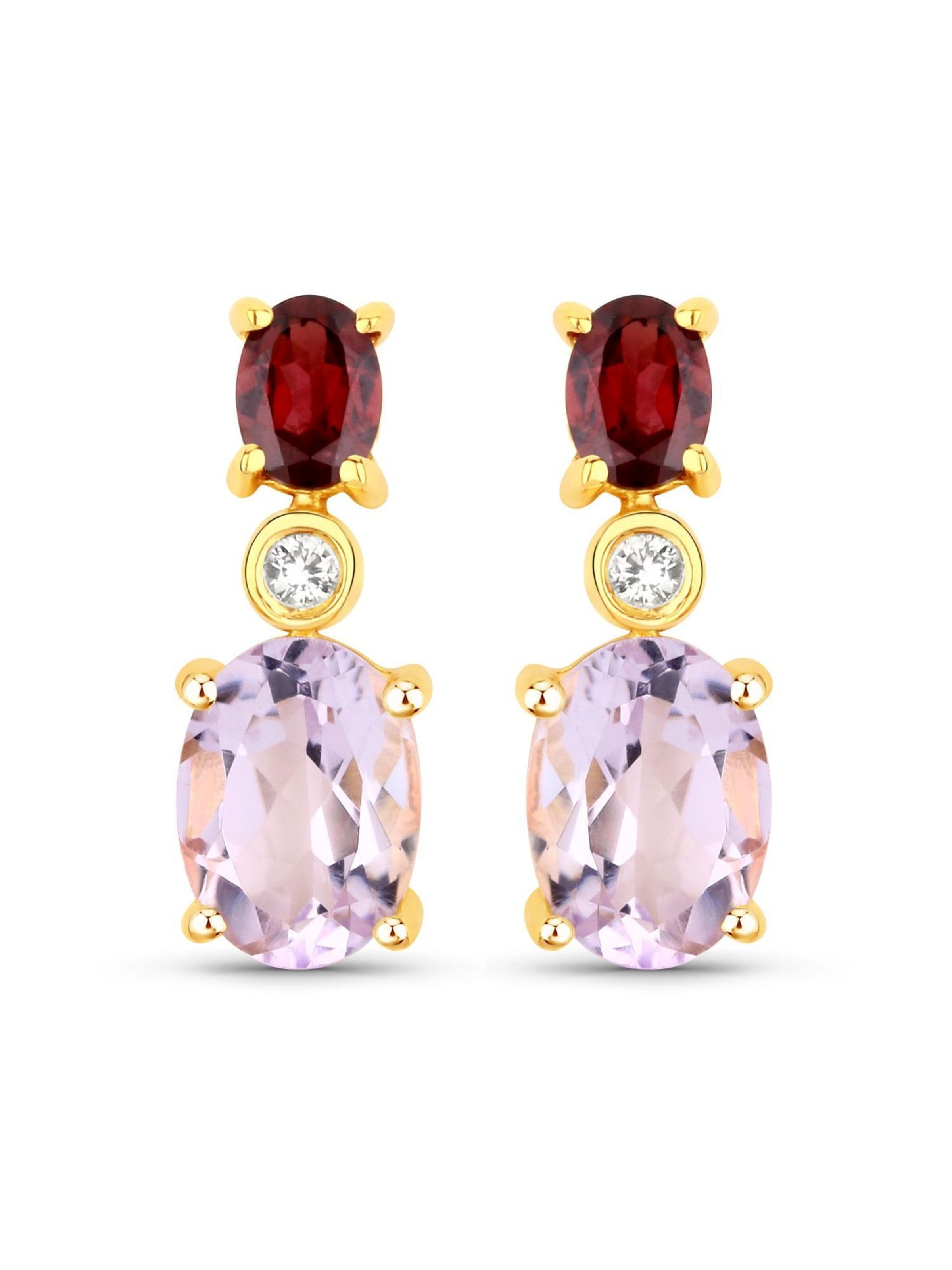 Boucles d'oreilles Rafaela Donata en or : devant
