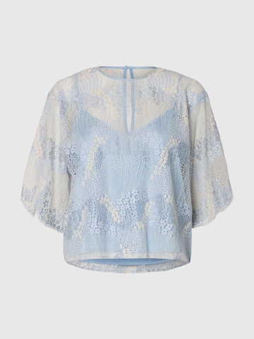 Top di SELECTED in blu: frontale