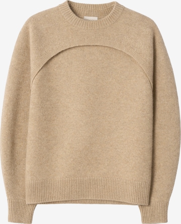 GOBI Cashmere Pullover 'Cashmere Crewneck Twin Set' in Beige: Vorderseite