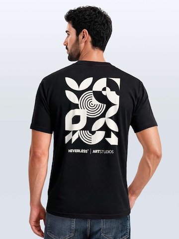 Neverless Shirt 'Modern Art' in Black