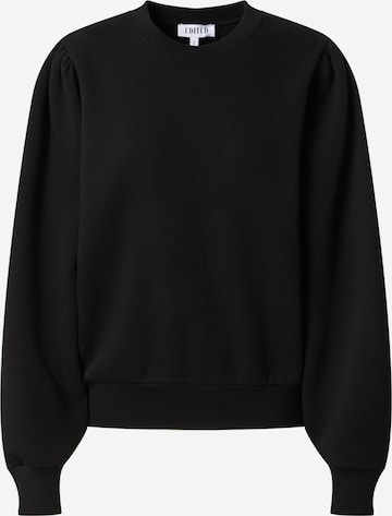 EDITED Sweatshirt 'Tamy' in Zwart: voorkant