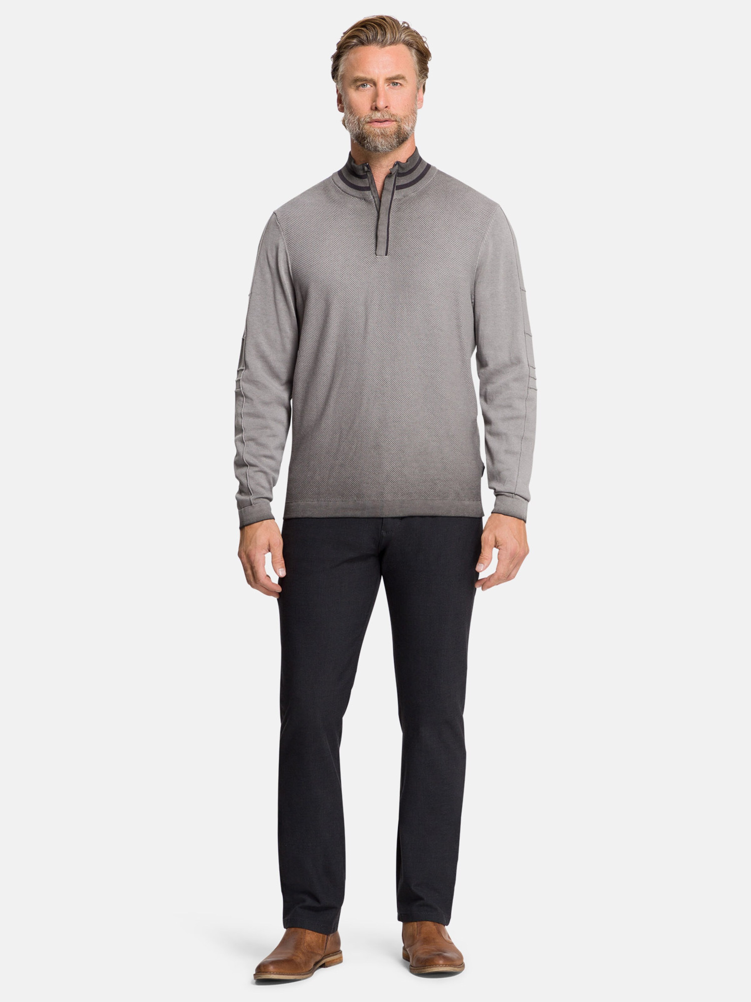 Männer Große Größen PIONEER Hose 'RANDO' in Grau - DB33810 Männer Große Größen PIONEER Hose 'RANDO' in Grau - DB33810