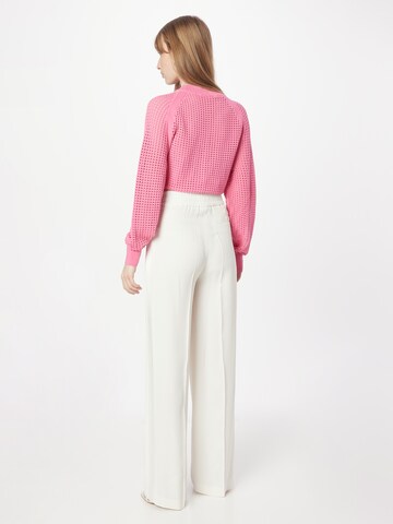 BOSS Wide leg Pantalon 'Tezuki' in Wit