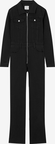 Pull&Bear Jumpsuit in Black: front