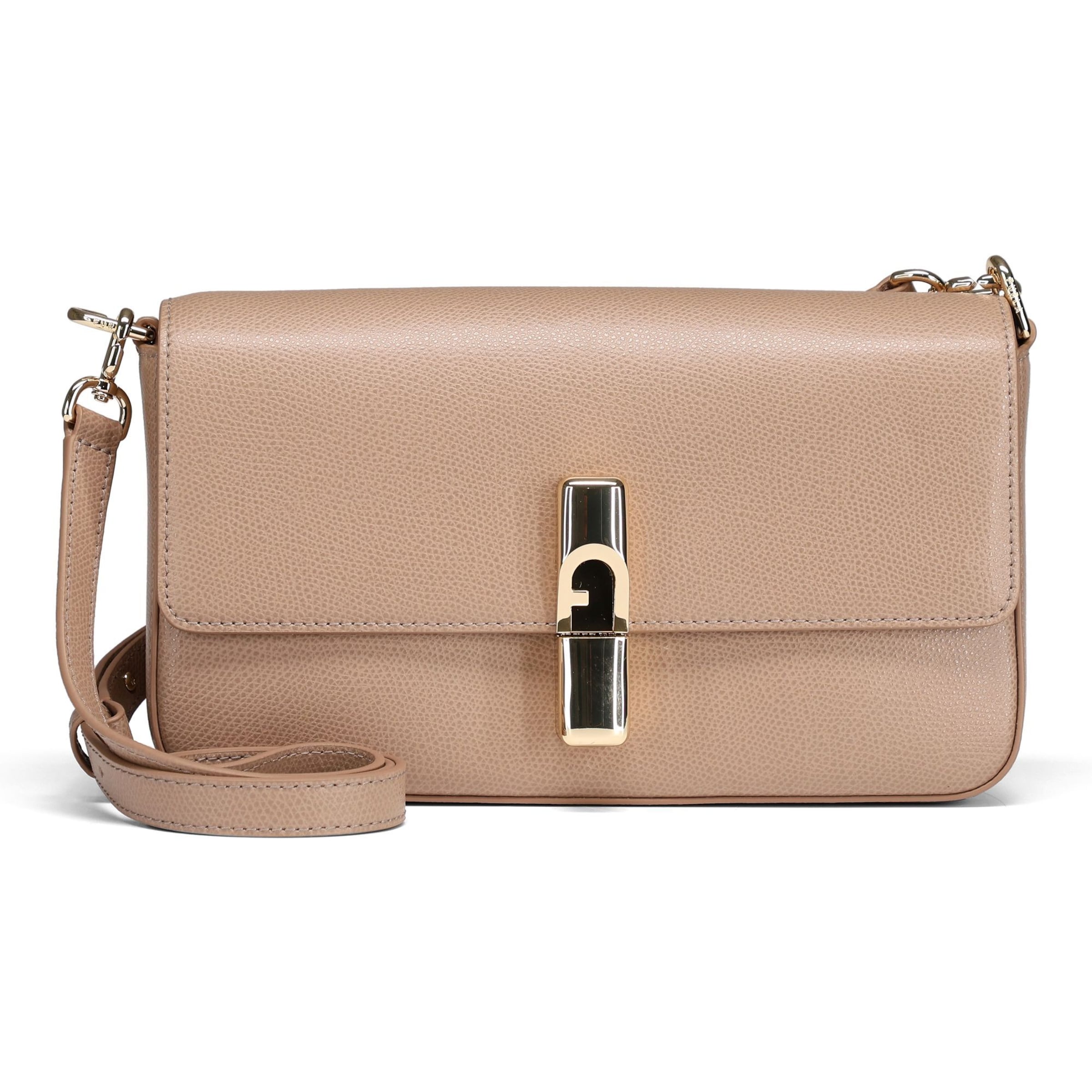 FURLA Чанта с презрамки 'Iride' в сиво: отпред