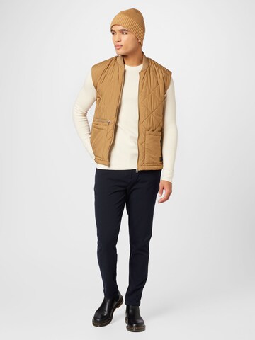 Casual Friday Vest 'Olas' in Brown