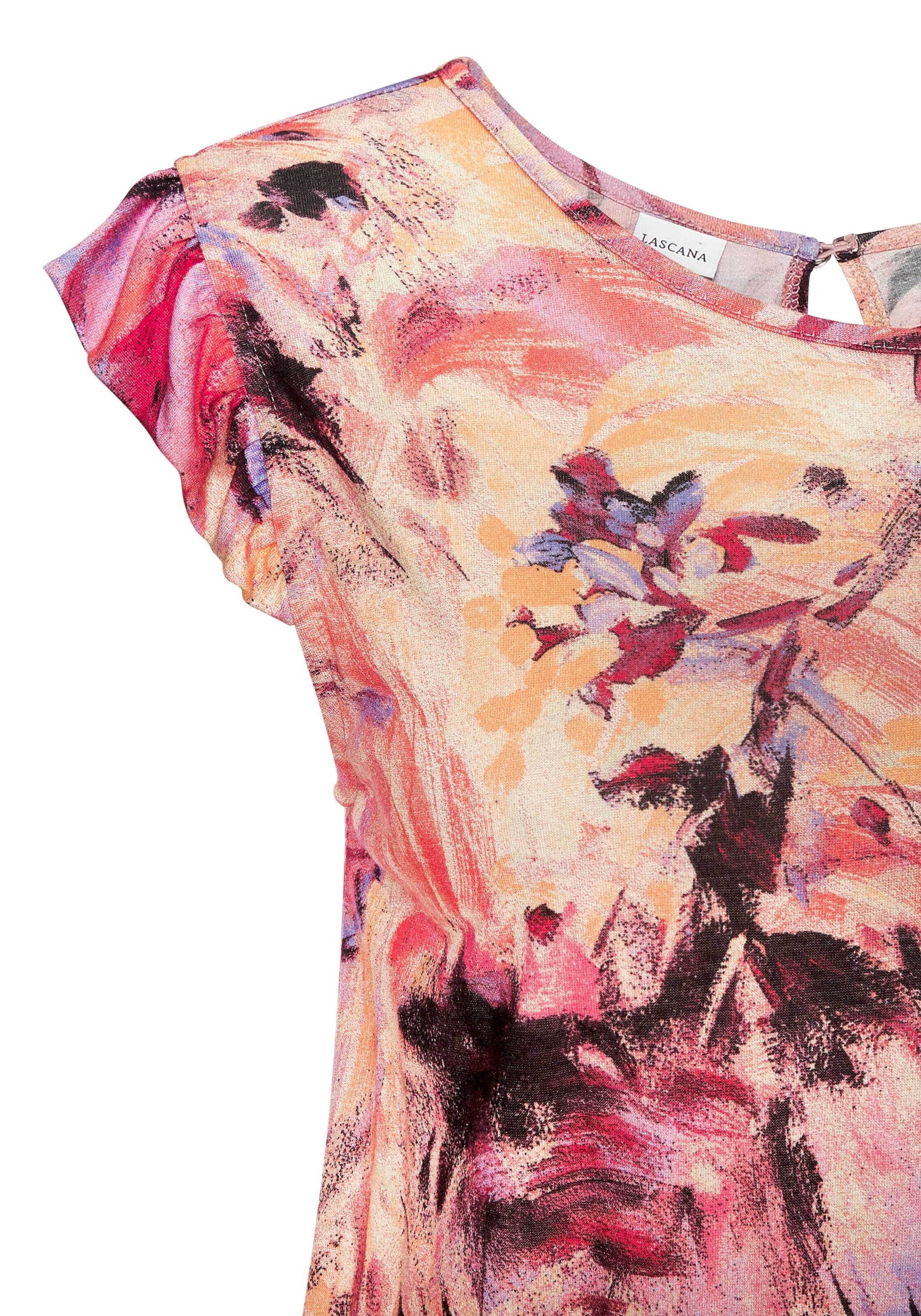 LASCANA Платье в Ярко-розовый