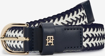 TOMMY HILFIGER Opasek 'ESSENTIAL EFFORTLESS' – modrá: přední strana