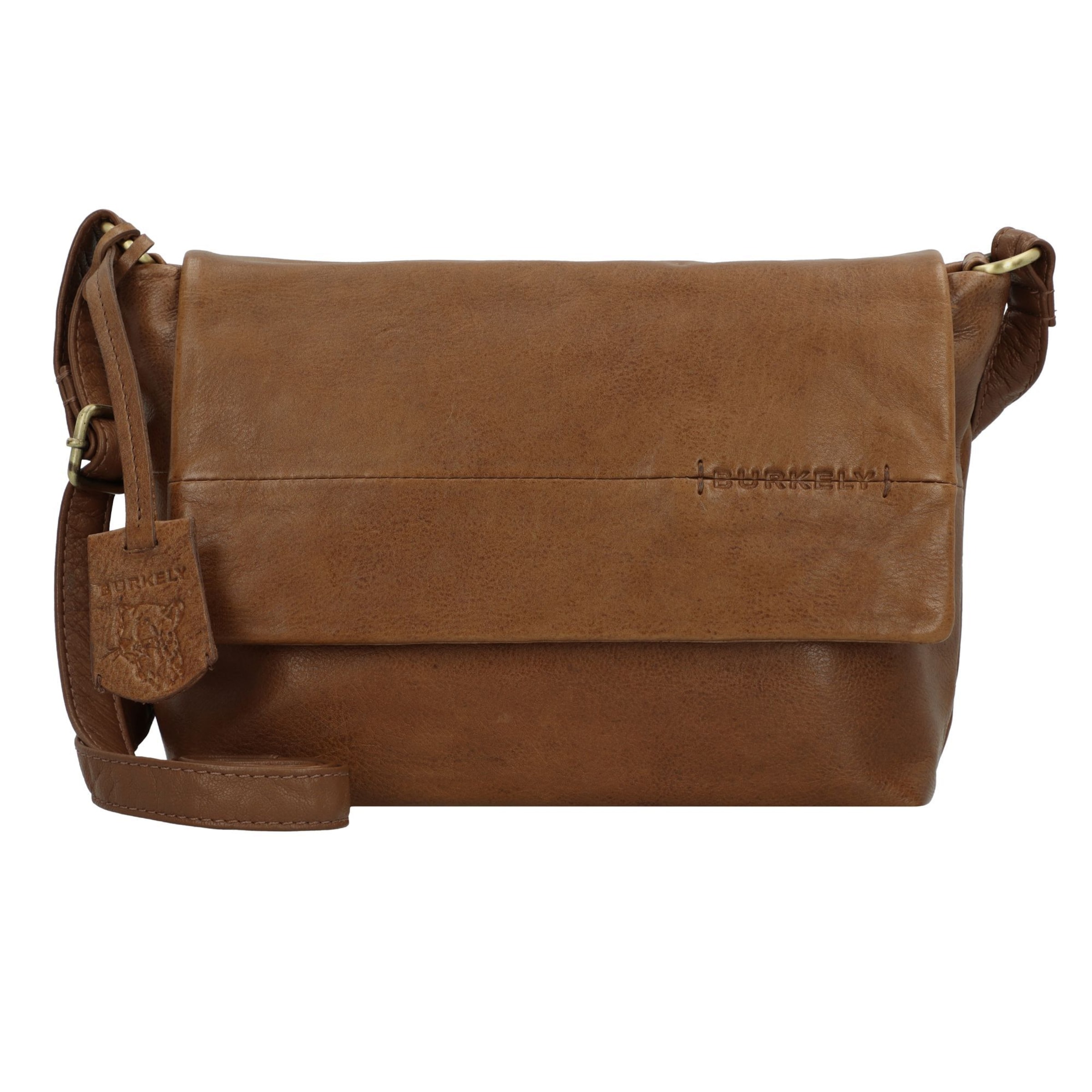 Sac à bandoulière 'Natural Norah' Burkely en marron : devant