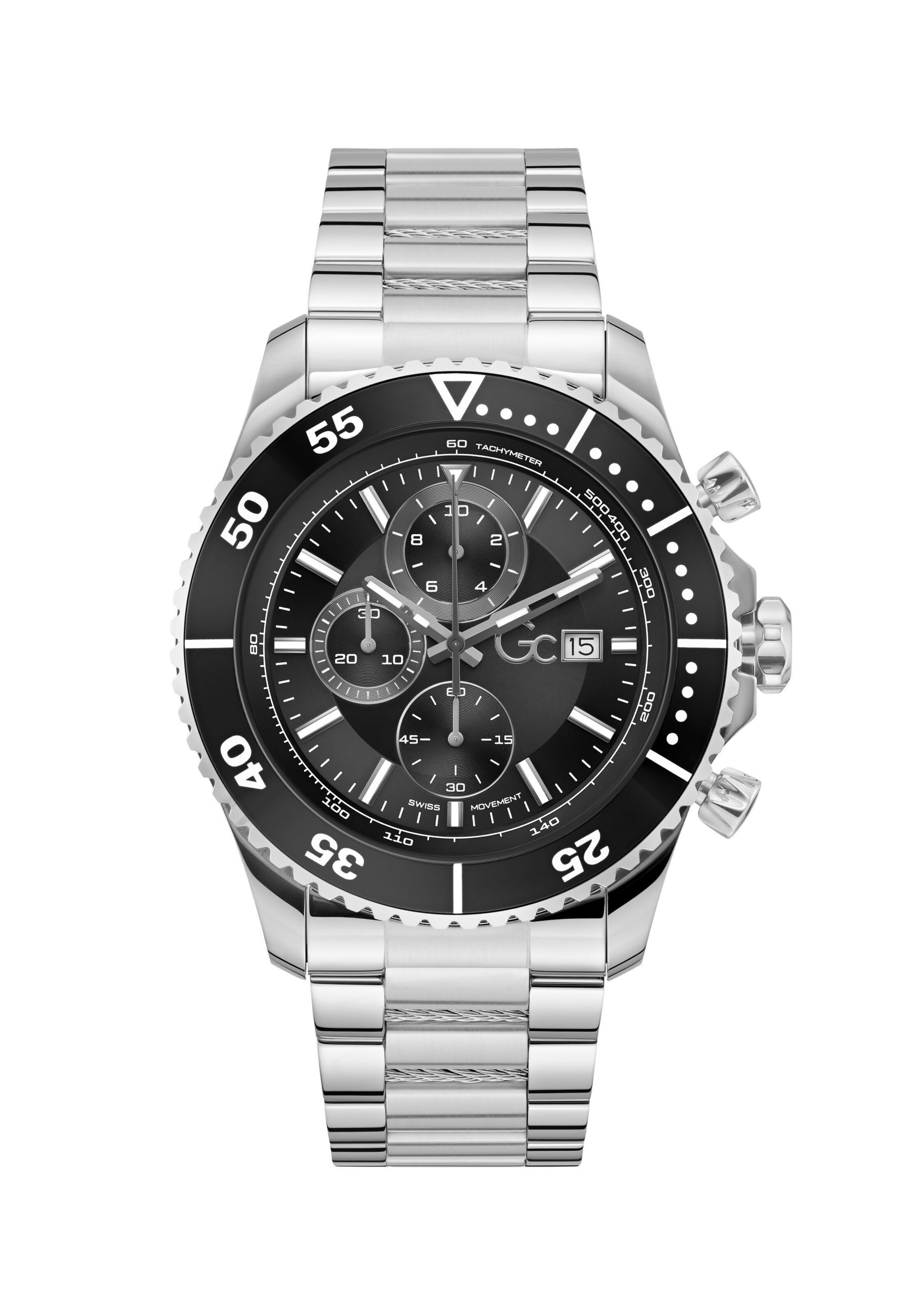 Gc Analogt ur 'SpeedRacer' i sølv: forside