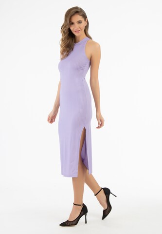 faina - Vestido em roxo