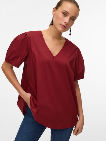 Vero Moda Curve Blouse 'VMCFRIBA' in Red: front