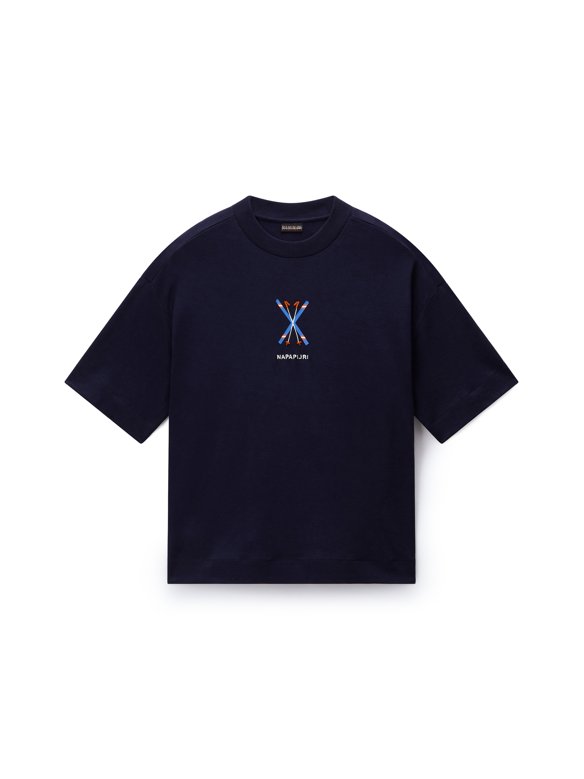 NAPAPIJRI Тениска 'Irto' в синьо: отпред